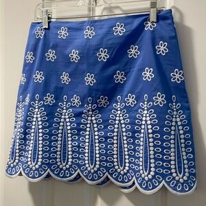 Vineyard Vines cotton appliqué skirt